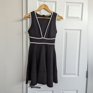 Black and White Party Dress